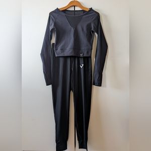 Black Track Pants & Joggers Set